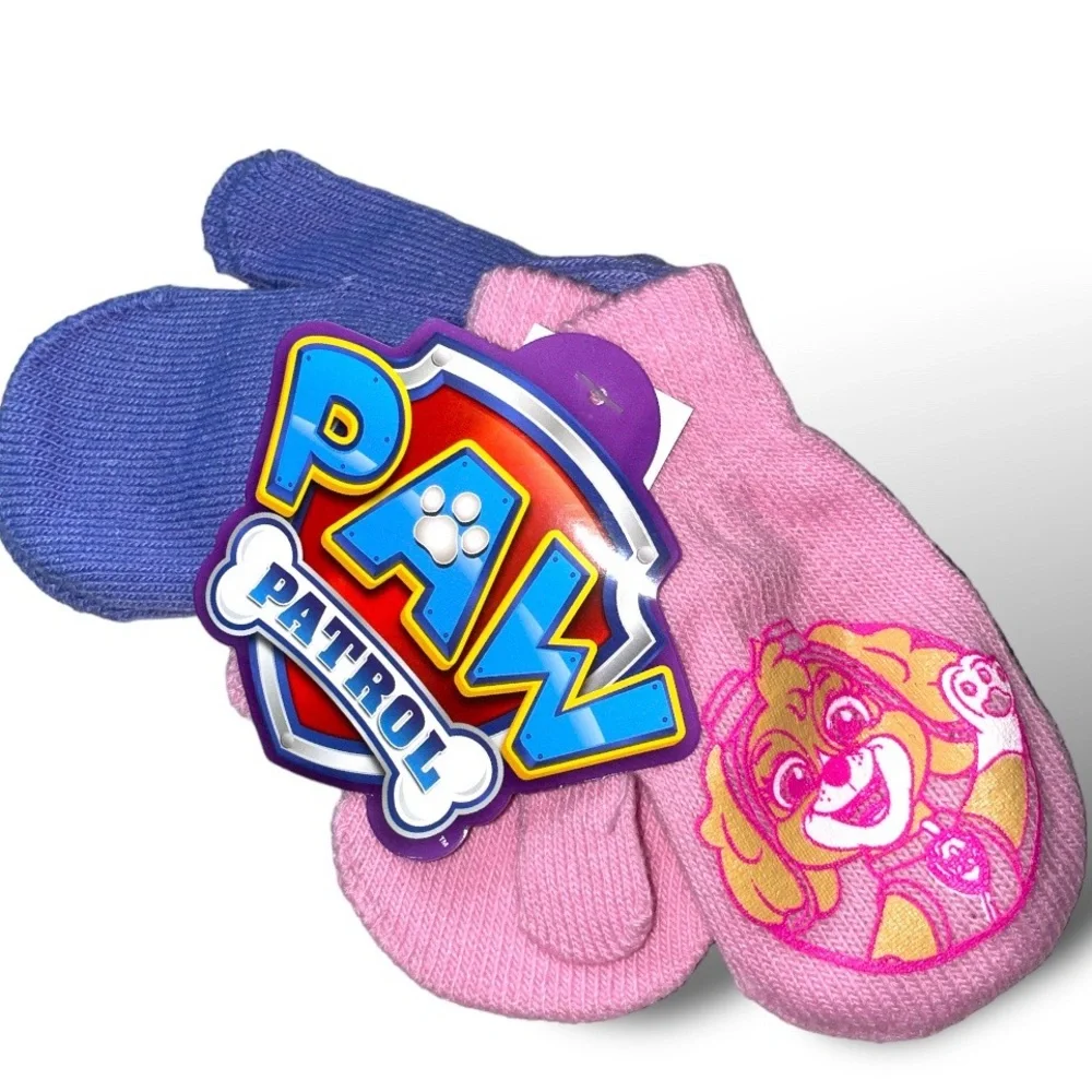 20 Paw Patrol Gloves Kids Winter Gear Snow Hand Warmers Poppy 2 Pack pink